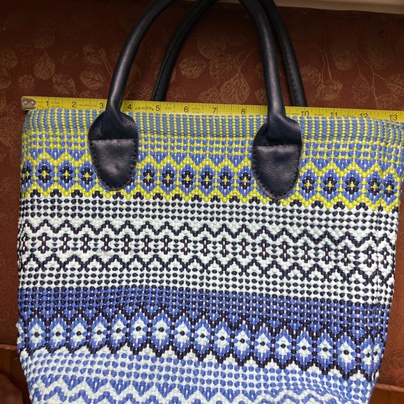 Annie Selke Fresh American woven tote - Picture 5 of 9